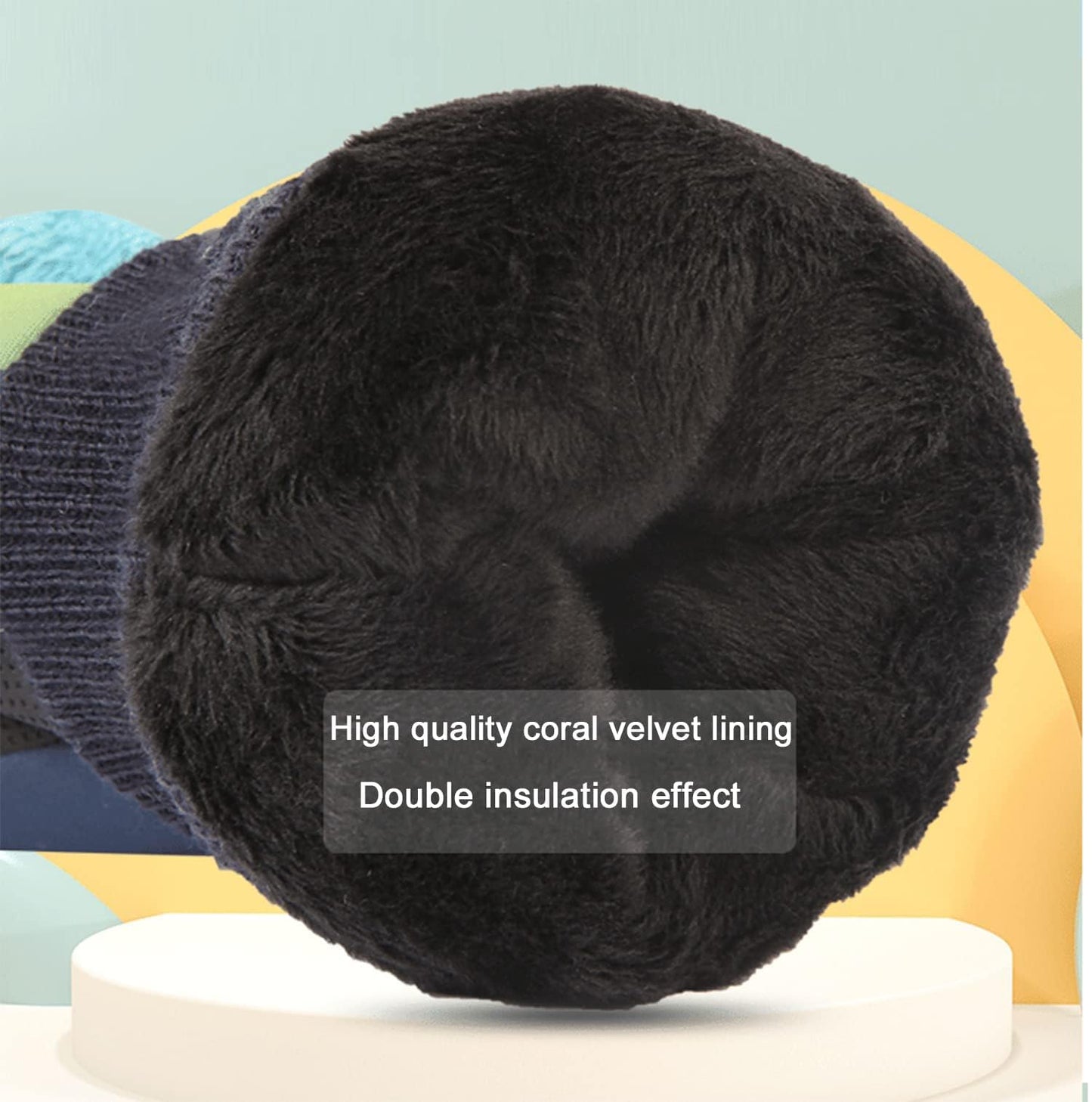 HNGEMSY Children's Winter Snow Gloves Ski Gloves for 2-13 Years Girls Boys PU Palm Waterproof Windproof Warm Fleece Winter Gloves