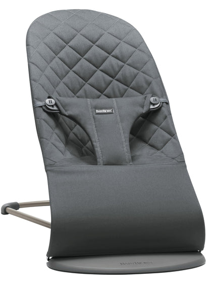 BabyBjörn Bliss Baby Bouncer, Woven, Classic Quilting, Sand Grey 
