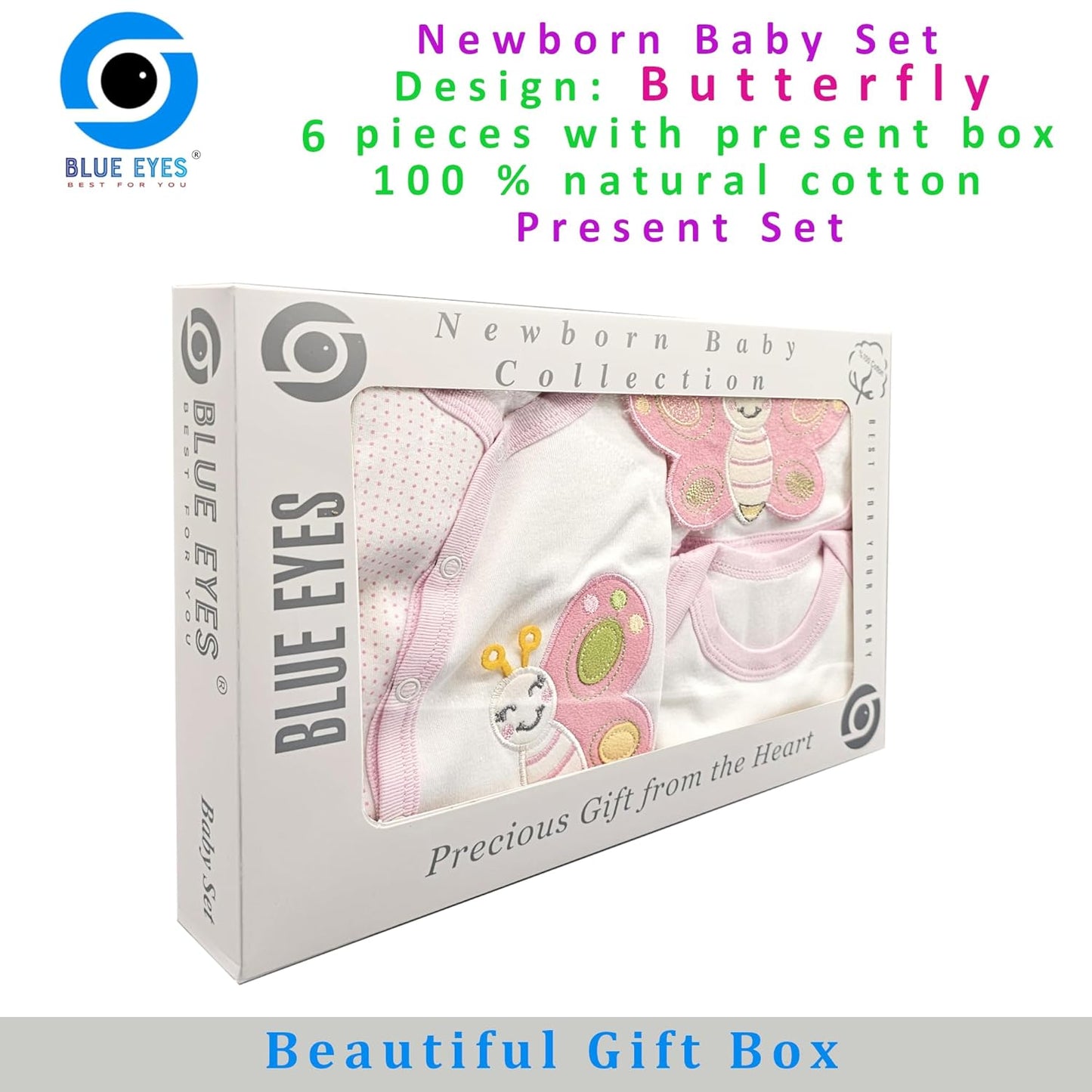 Neugeborenen Baby Geschenk Set 100% natürliche Baumwolle Erstausstattung Erstlingsausstattung Ausstattung Unisex Kleidung Geschenkset Babyausstattung für Babys 0-4 Monate (Koala)