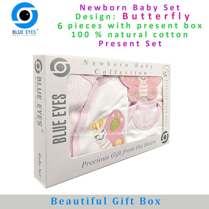 Neugeborenen Baby Geschenk Set 100% natürliche Baumwolle Erstausstattung Erstlingsausstattung Ausstattung Unisex Kleidung Geschenkset Babyausstattung für Babys 0-4 Monate (Koala)