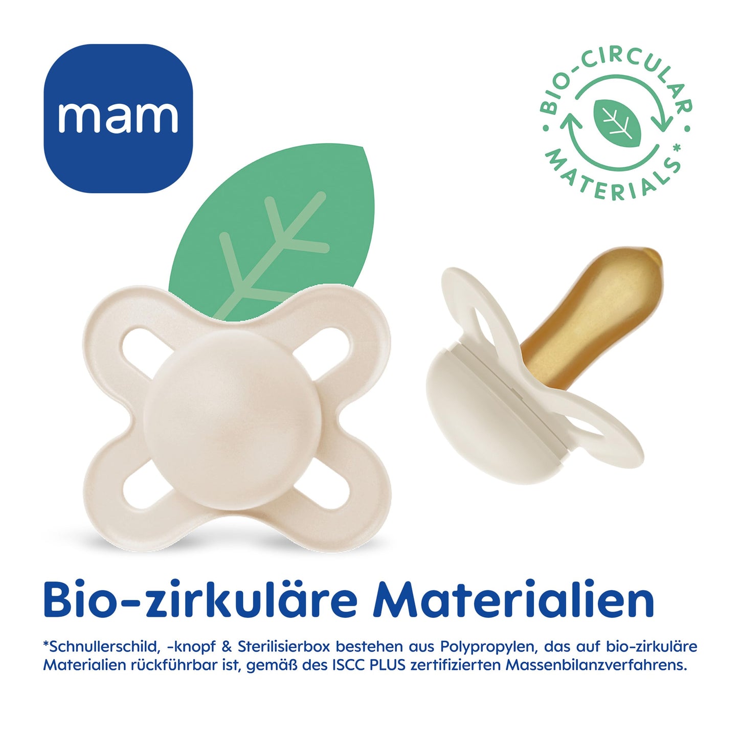 MAM Original Latexschnuller im 2er-Set, Schnuller aus nachhaltigen, bio-erneuerbaren Materialien, Baby Schnuller mit symmetrischem & kiefergerechtem Sauger, 0-6 Monate, Hase/Reh - Meloni2