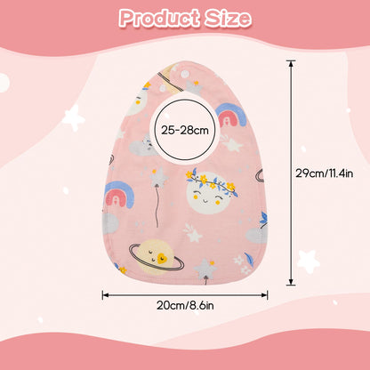 Yafane Baby Lätzchen Wasserdicht Weich 10er aus Baumwolle Halstücher Sabberlätzchen Spucktücher Baby für Baby Jungen und Mädchen Kleinkinder