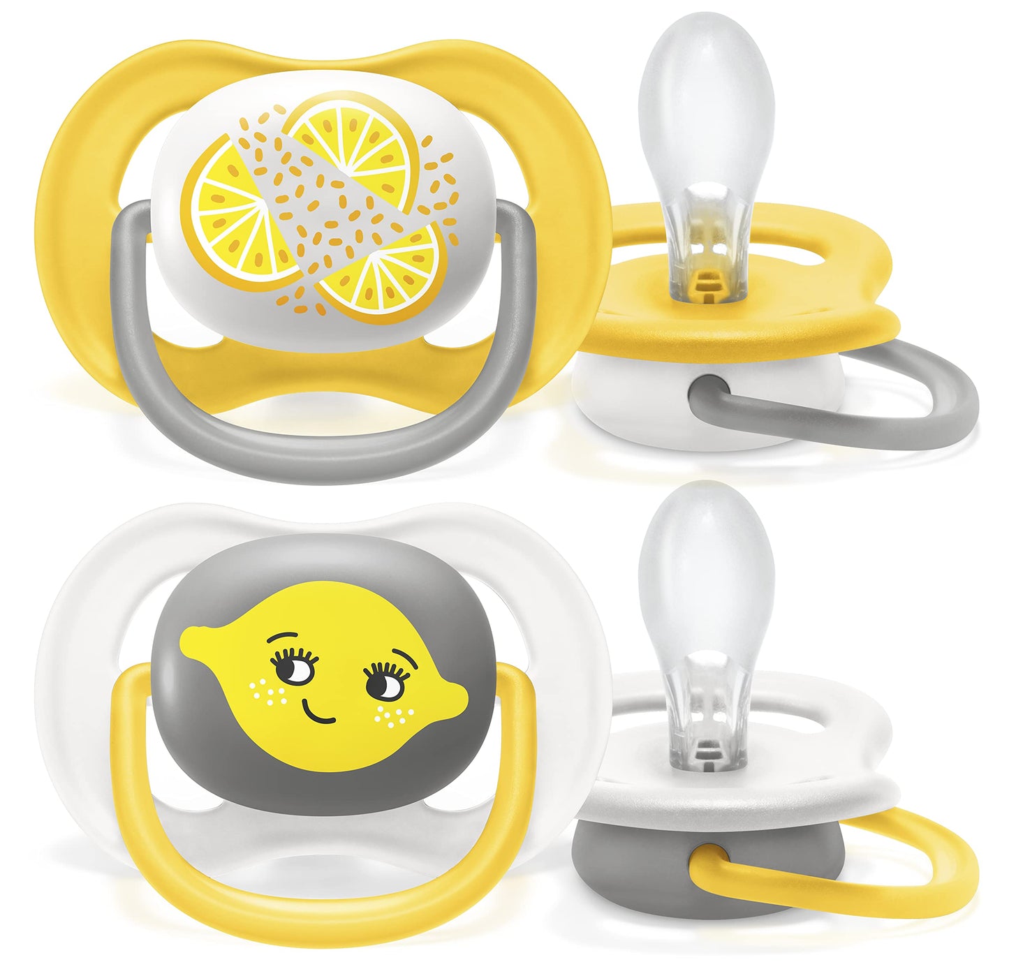 Philips Avent ultra air Schnuller - 4er Pack, BPA-freier, atmungsaktiver Schnuller für Babys von 6-18 Monaten, inklusive Transport- und Sterilisationsbox, Schildkröte/Wal (Modell SCF085/66) - Meloni2