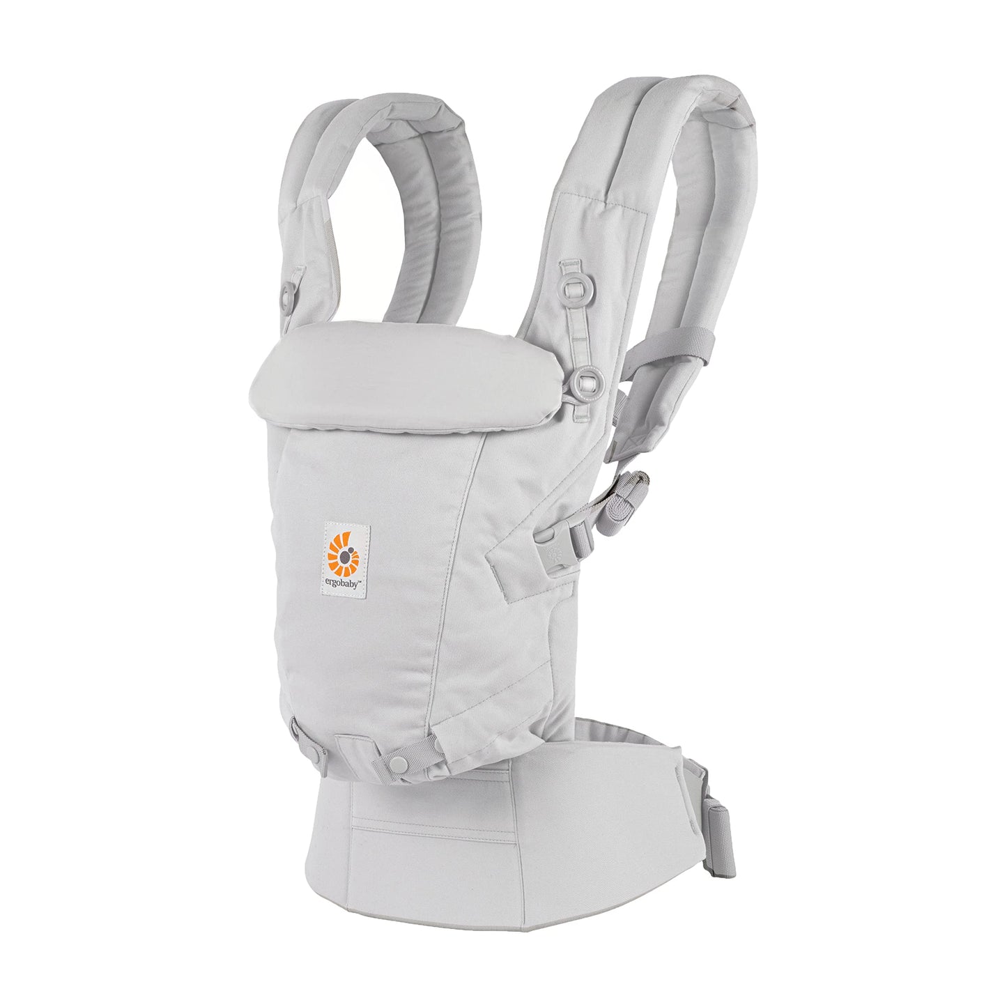 Ergobaby Adapt Babytrage für Neugeborene ab Geburt, 3-Positionen SoftFlex Mesh Ergonomische Babybauchtrage Rückentrage Baby-Tragetasche, Natural Beige, 1 Einheit