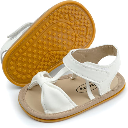 RVROVIC Babyschuhe für Jungen und Mädchen – Premium Weiche Anti-Rutsch Gummisohle für Säuglinge – Sommer Outdoor Sandalen für Kleinkind Erste Walker