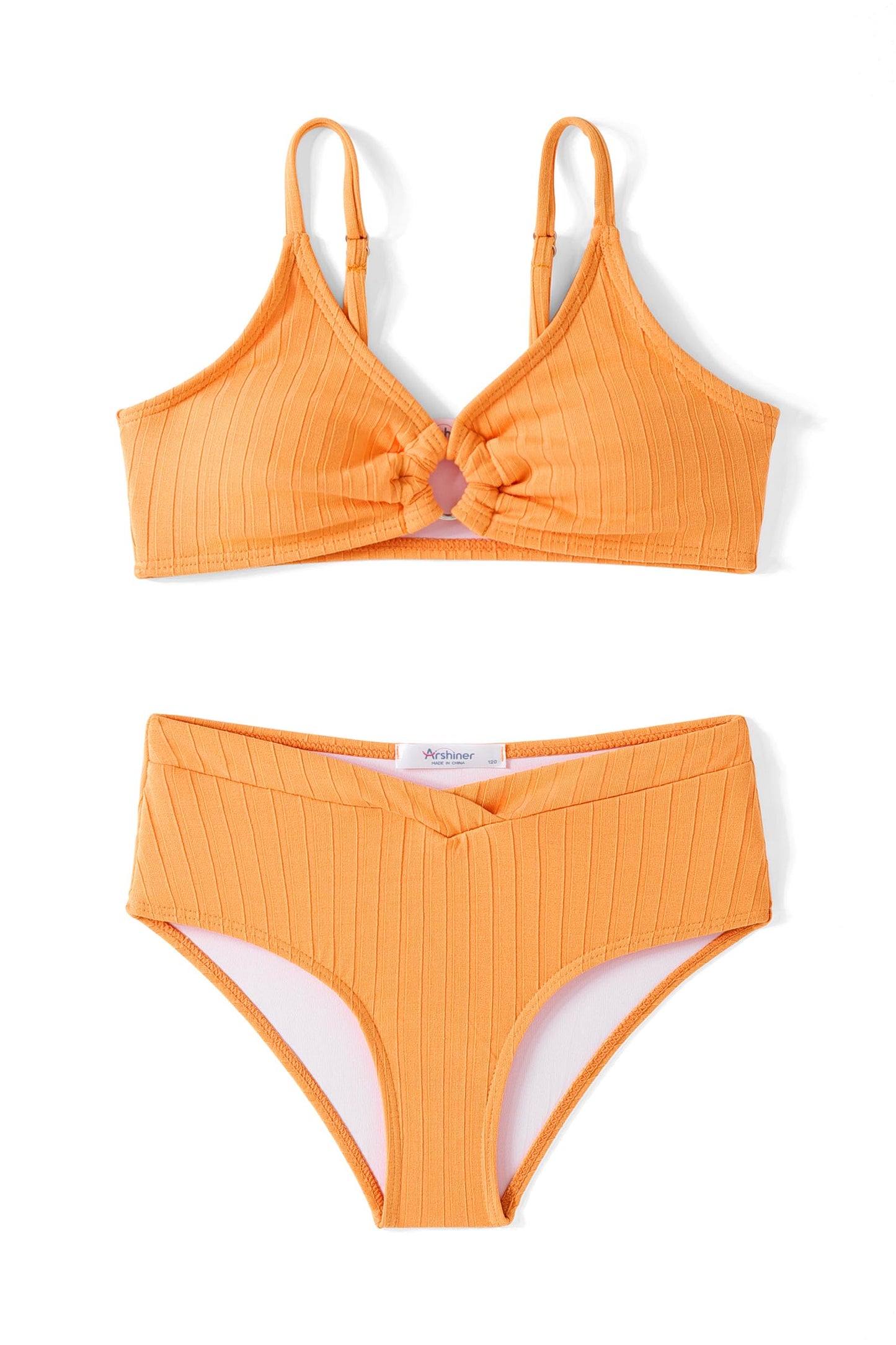 Arshiner Mädchen Bikini-Set Sommer Kinder Badeanzuge Zweiteiliger Mode Tankini Hautfreundlich Atmungsaktiv Bikinis für Mädchen 5-14 Jahre