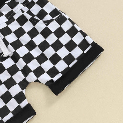 Baby Sommerkleidung Jungen Neugeborene Set Kurzarm Streifen T-Shirt und Casual Hose mit Taschen Sommer 2Pcs Outfits Kleinkind Bekleidungsset