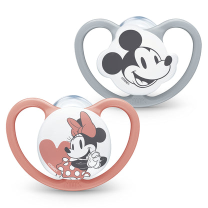 NUK Space Schnuller | 0–6 Monate | Schnuller mit extra Belüftung | BPA-freies Silikon | Disney Winnie Puuh | 2 Stück - Meloni2