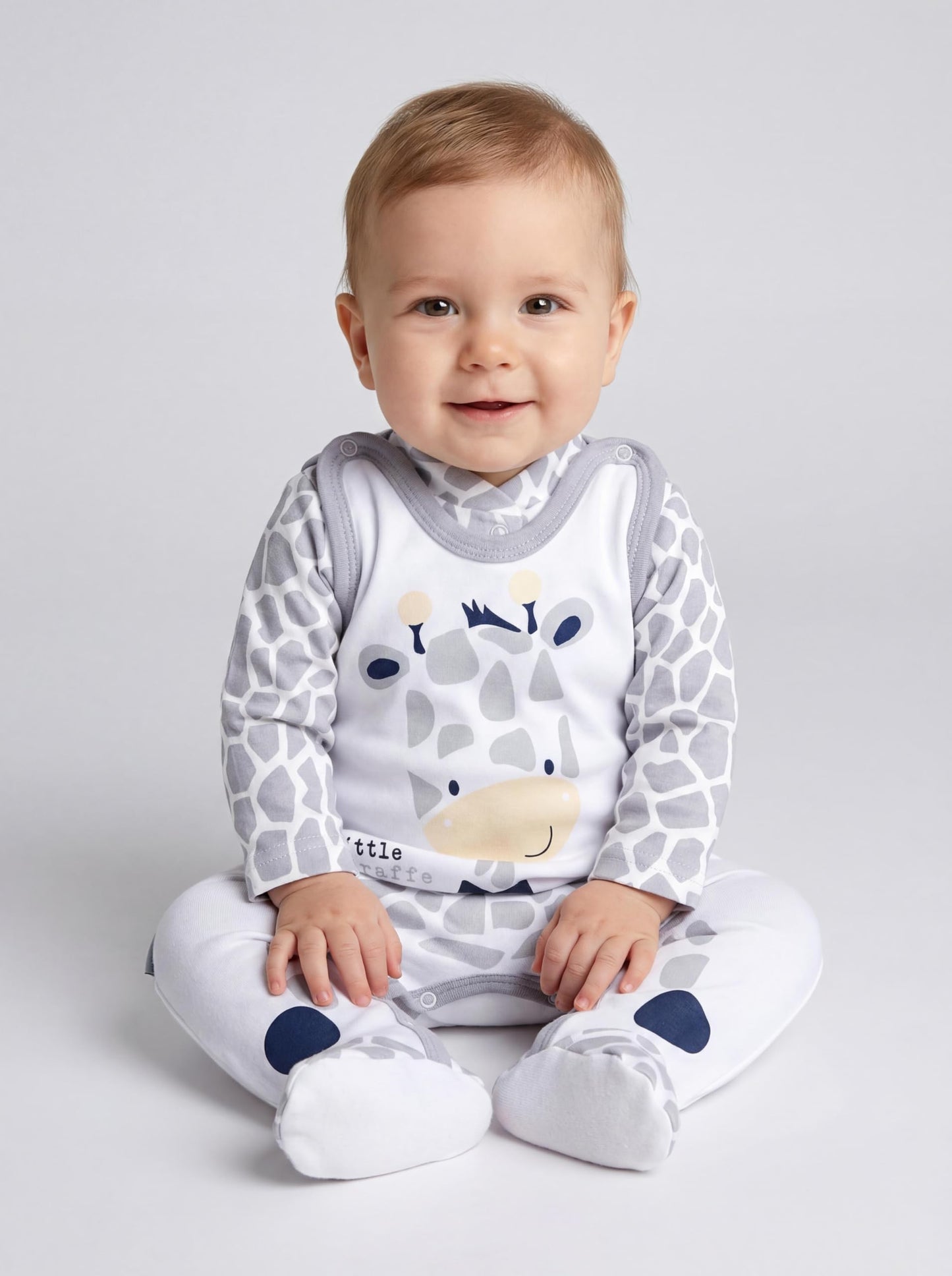 TupTam Baby Unisex Strampler Set mit bedrucktem Spruch, 2er-Pack