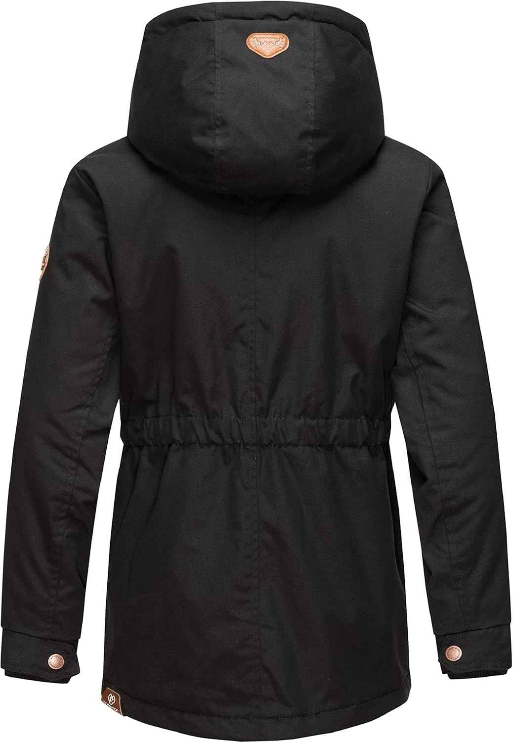 Ragwear Elvina Children's Girls' Winter Jacket Winter Coat Outdoor Jacket with Hood 128-152