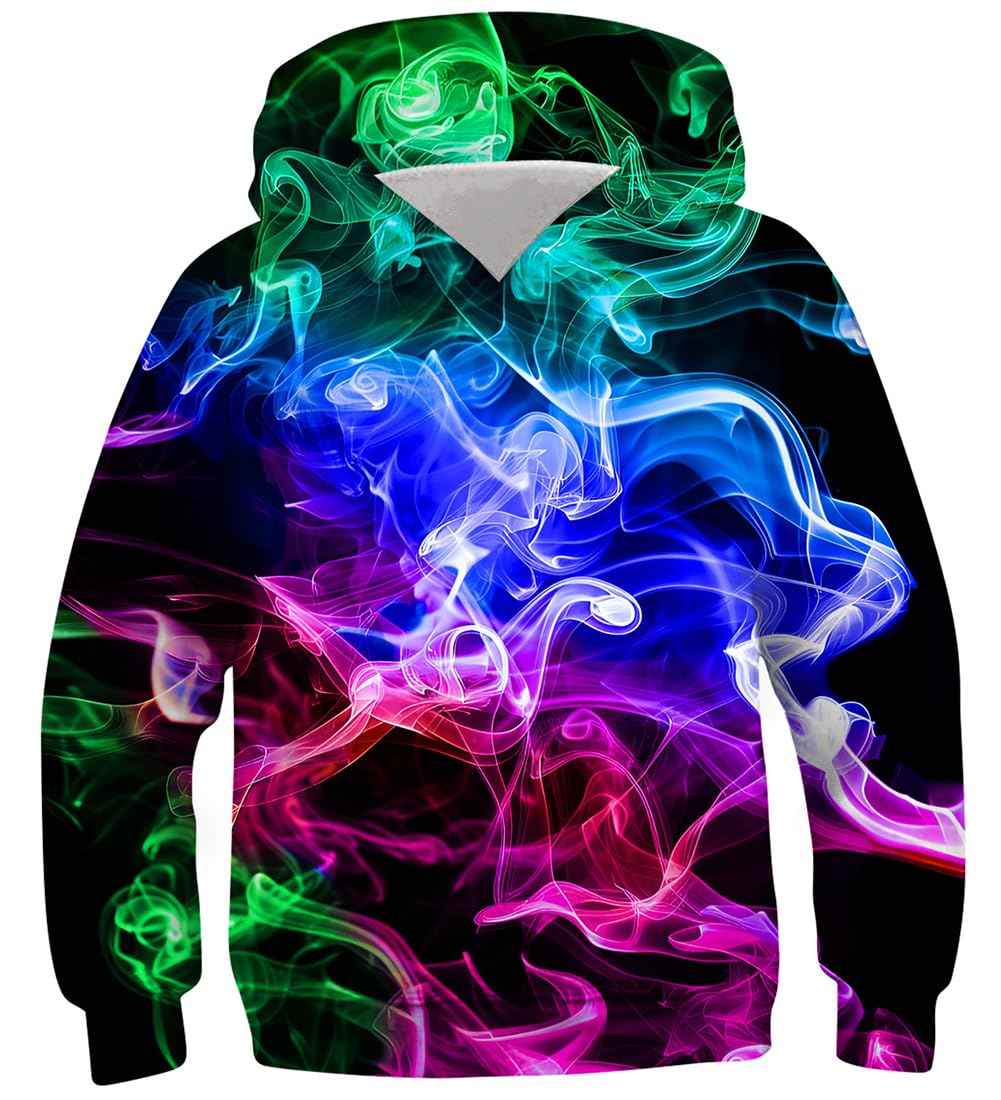 Fanient Children's / Boys’ / Girls’ Hoodies, 3D Print, Vivid Animal Cartoon Graphic Sweatshirt, Pocket Pullover Hoodie for 6-16 Years