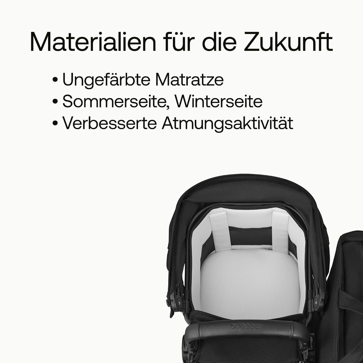 Bugaboo Donkey 6 Single, 2-in-1-Kinderwagen, für Neugeborene & Kleinkinder | umbaubar zum Doppel- und Zwillingskinderwagen, doppelter Stauraum und komfortable Einhand-Lenkung, Heritage Black Meloni2