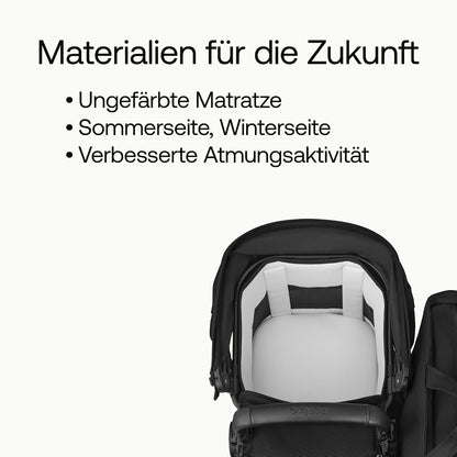 Bugaboo Donkey 6 Single, 2-in-1-Kinderwagen, für Neugeborene & Kleinkinder | umbaubar zum Doppel- und Zwillingskinderwagen, doppelter Stauraum und komfortable Einhand-Lenkung, Heritage Black Meloni2