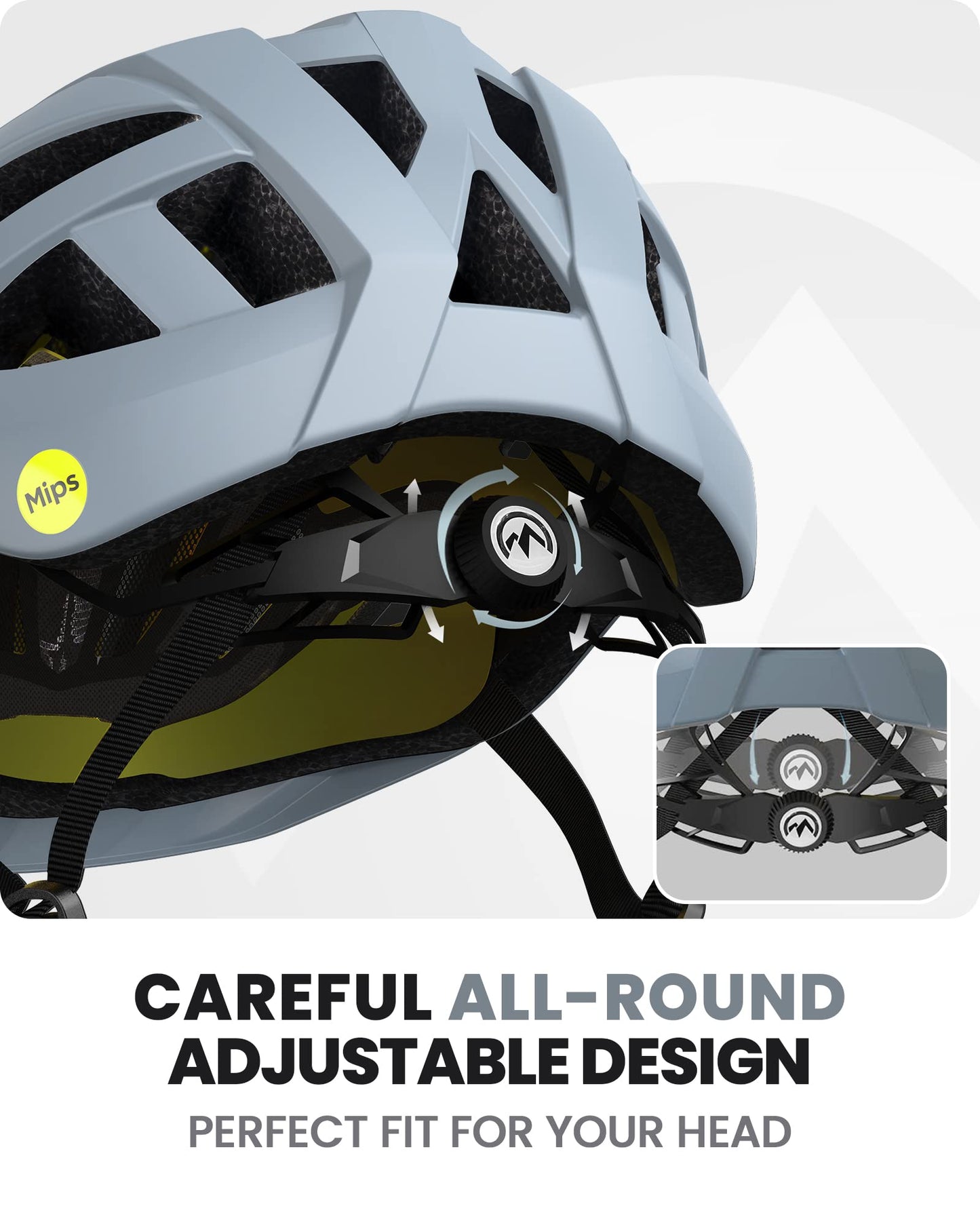 OutdoorMaster MIPS Fahrradhelm - Zwei herausnehmbare Innenfutter & Belüftung in Multi-Environment - Fahrradhelm in Mountain, Autobahn für Jugendliche & Erwachsene