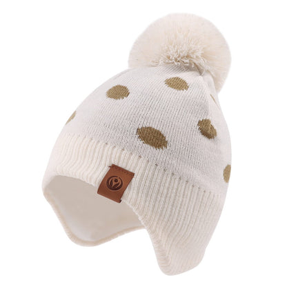 XIAOHAWANG Baby Strickmütze Winter Babymütze Junge Warme Kindermütze Junge Beanie Mütze Dicke Wintermütze für Herbst,Winter