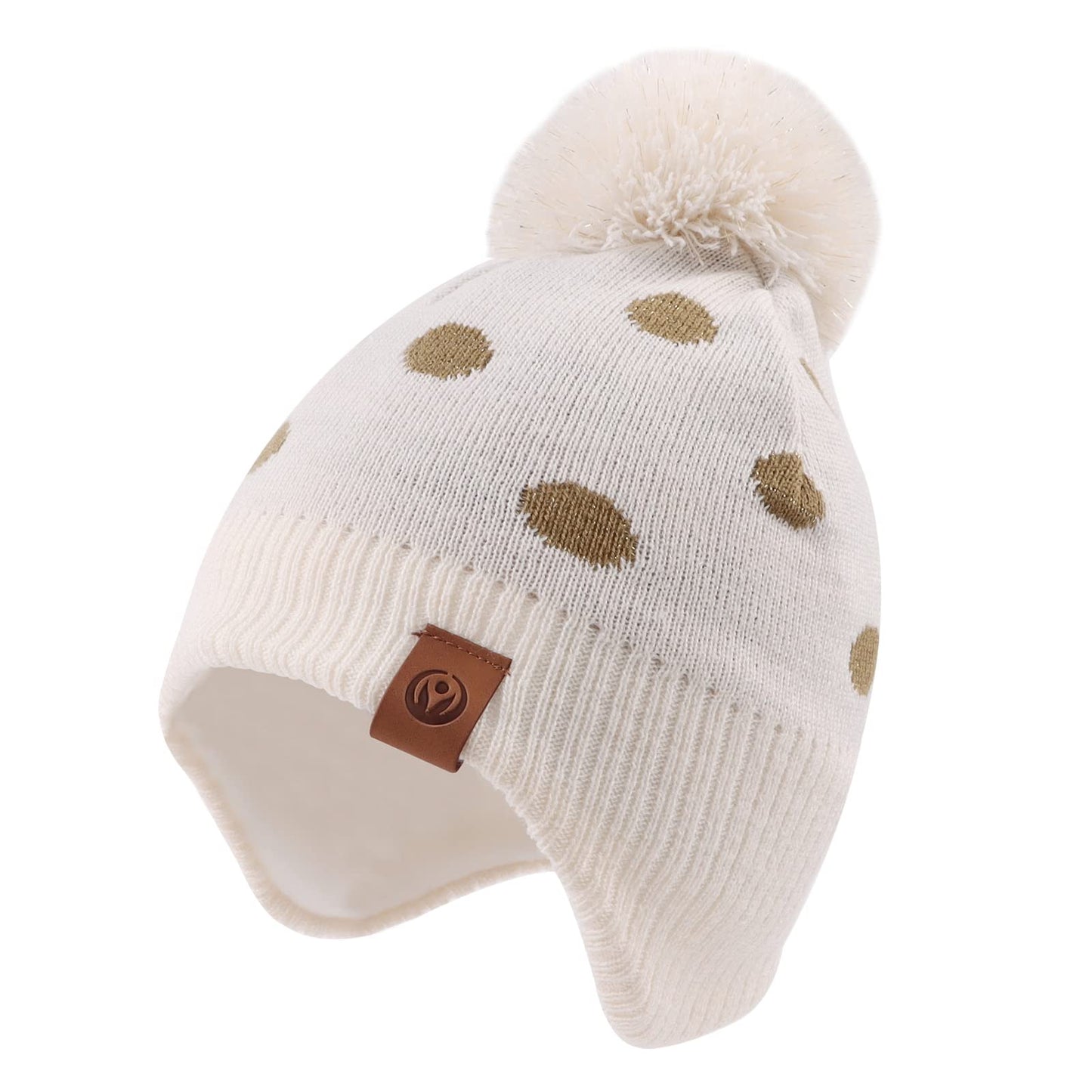 XIAOHAWANG Baby Strickmütze Winter Babymütze Junge Warme Kindermütze Junge Beanie Mütze Dicke Wintermütze für Herbst,Winter