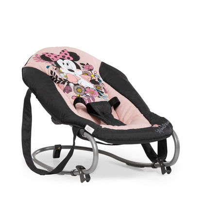 hauck Babywippe Rocky für Babys ab Geburt bis 9 kg, Einhändig Verstellbare Rückenlehne, Schaukelfunktion und Wippfunktion, Leicht Tragbar mit Tragegriff, 3-Punkt-Gurt (Disney Mickey Stars)