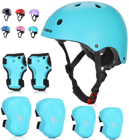 BURSUN Kinder Fahrradhelm Kinderhelm Skaterhelm für Alter 2-16 Jahre Jungen Mädchen, Kinderhelm für Fahrrad Roller Skateboard Scooter Roller Skating