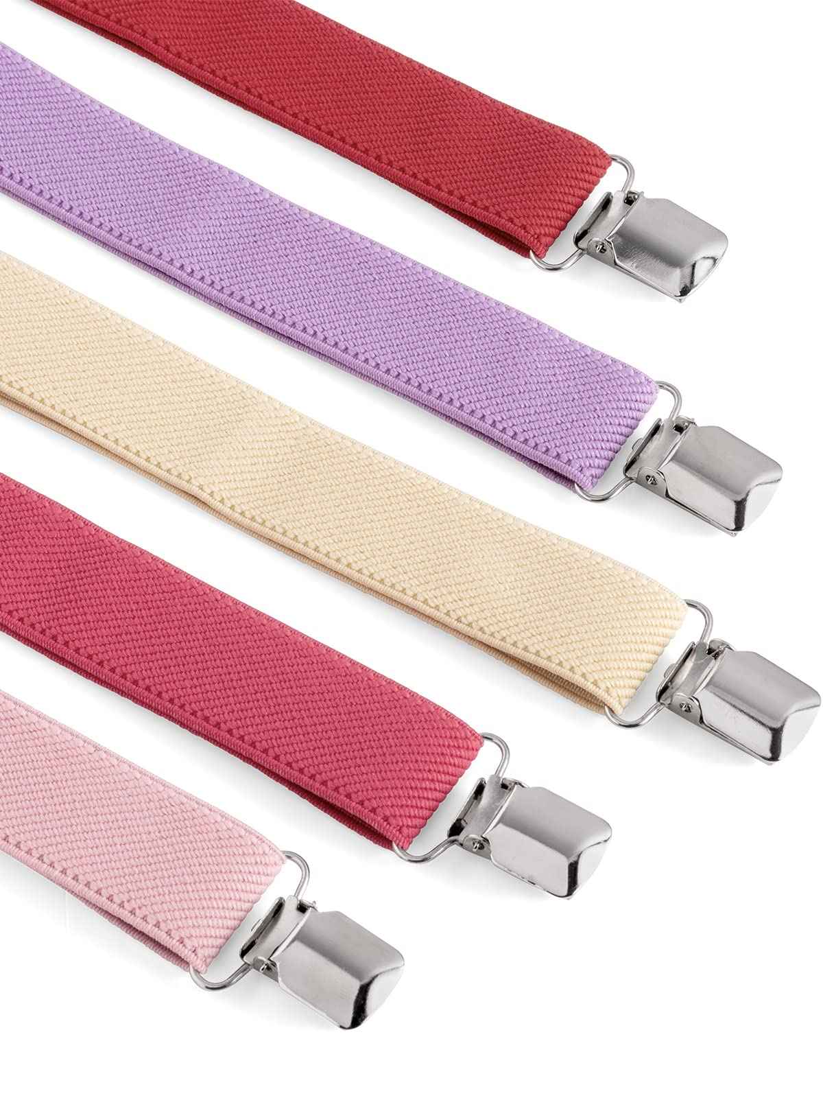 Kids Braces Y Shape/Elastic Clip On Braces with Floral Design (1-5 Years) - 2.5cm