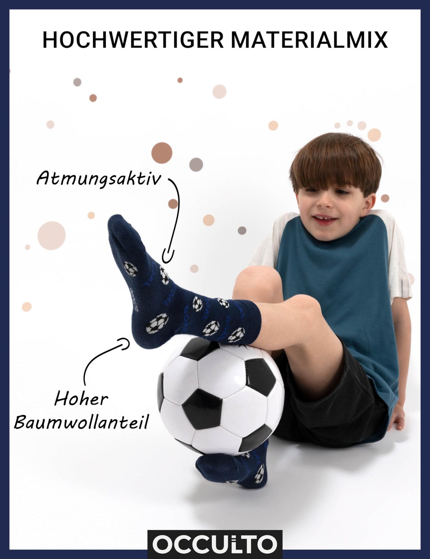 Occulto Jungen & Mädchen Motiv Socken 10er Pack (Modell: Fantasia)