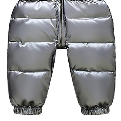 amropi Baby Girls' Snowsuit with Hood Romper Puffer Down Winter Warm Jumpsuit for 0-5 Years