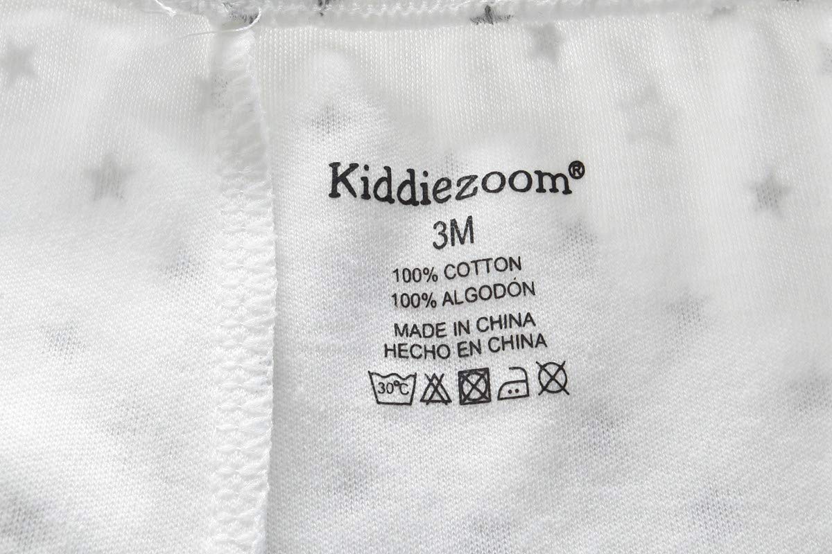 Kiddiezoom Unisex Babyhose für Mädchen Jungen Baby Jogginghose, 4er-Pack