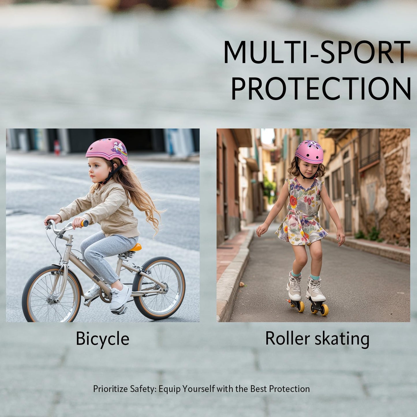 YOOXARMOR Fahrradhelm Kinder, Verstellbar Skaterhelm Reithelm für 3-5-8 Jungen und Mädchen Kinderfahrradhelm Leicht Einstellbar 50-54CM für Fahrrad Roller Skateboard Scooter
