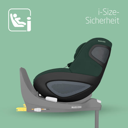 Maxi-Cosi Pebble 360 i-Size Babyschale Drehbar, Neugeborenen Autositz 360 Grad, 0–15 Monate (40–83 cm), Drehung mit einer, ClimaFlow, Easy-In-Gurt, G-CELL Seitenaufprallschutz, Essential Green - Meloni2
