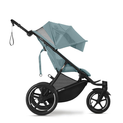 CYBEX Gold AVI SPIN Kinderwagen, Ab Geburt bis ca. 4 Jahre, Max. 111 cm und 22 kg, City-, All-Terrain-Kinderwagen, Moss Green