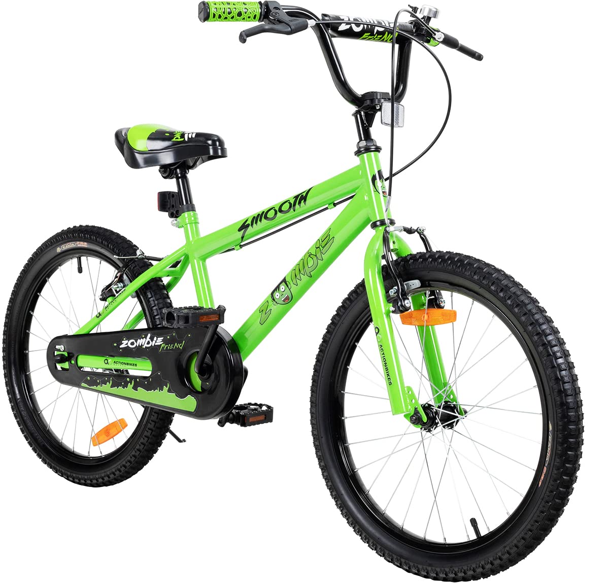 Actionbikes Kinderfahrrad Zombie | 12 16 20 Zoll - V-Brake Bremsen - Fahrrad für Kinder von 2-9 Jahren - Schutzblech v. / h - Kinder Fahrrad für Mädchen & Jungen - Fahrräder - Bicycle - Kinderrad - Meloni2