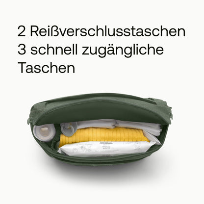 Bugaboo Kinderwagen Organizer-Tasche mit leicht zugänglichen Fächern. Praktisches Accessoire für alle Baby-Essentials in Desert Taupe