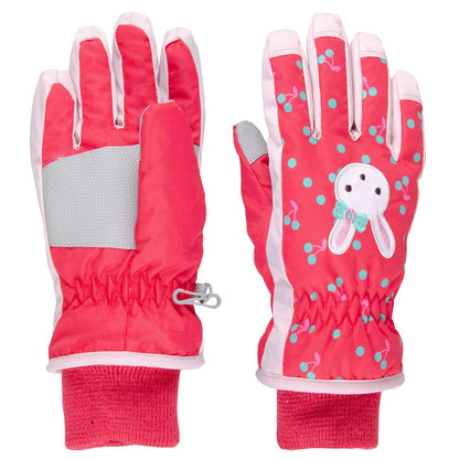 TRIWONDER Children's Ski Gloves, Thermal Fleece Gloves, Warm Winter Gloves for Boys and Girls