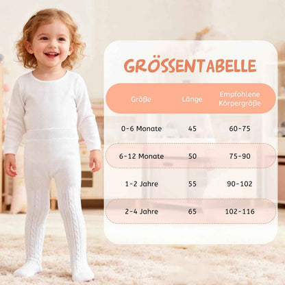 Baby Tights for Girls Soft Cotton Leggings Toddler Solid Knitted Socks Warm Stockings Newborn Trousers