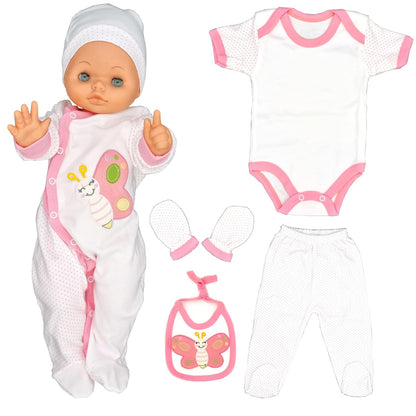 Neugeborenen Baby Geschenk Set 100% natürliche Baumwolle Erstausstattung Erstlingsausstattung Ausstattung Unisex Kleidung Geschenkset Babyausstattung für Babys 0-4 Monate (Koala)