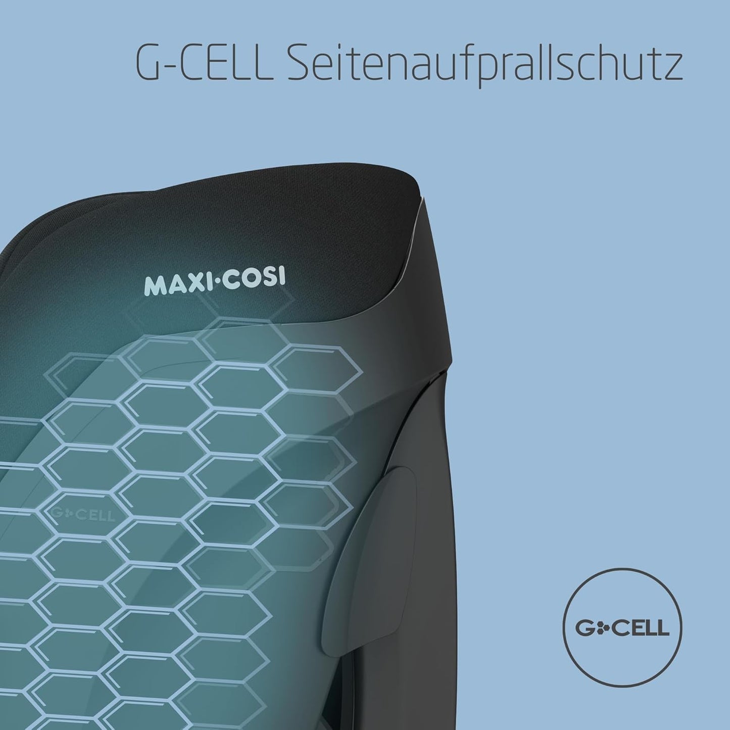 Maxi-Cosi Titan S Comfort i-Size, atmungsaktive Komfortstoffe, mitwachsender Kindersitz, 15 Monate–12 Jahre (76–150 cm), ISOFIX Kindersitz Auto, 5 Sitzposition & 13 Kopfstützenstufen, Authentic Black - Meloni2