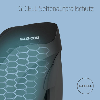 Maxi-Cosi Titan S Comfort i-Size, atmungsaktive Komfortstoffe, mitwachsender Kindersitz, 15 Monate–12 Jahre (76–150 cm), ISOFIX Kindersitz Auto, 5 Sitzposition & 13 Kopfstützenstufen, Authentic Black - Meloni2