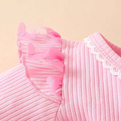 Baby Girl Dress Long Sleeve Newborn Baby Clothing Ruffle Tulle Dress Princess Tutu Skirt for 6 Months - 3 Years