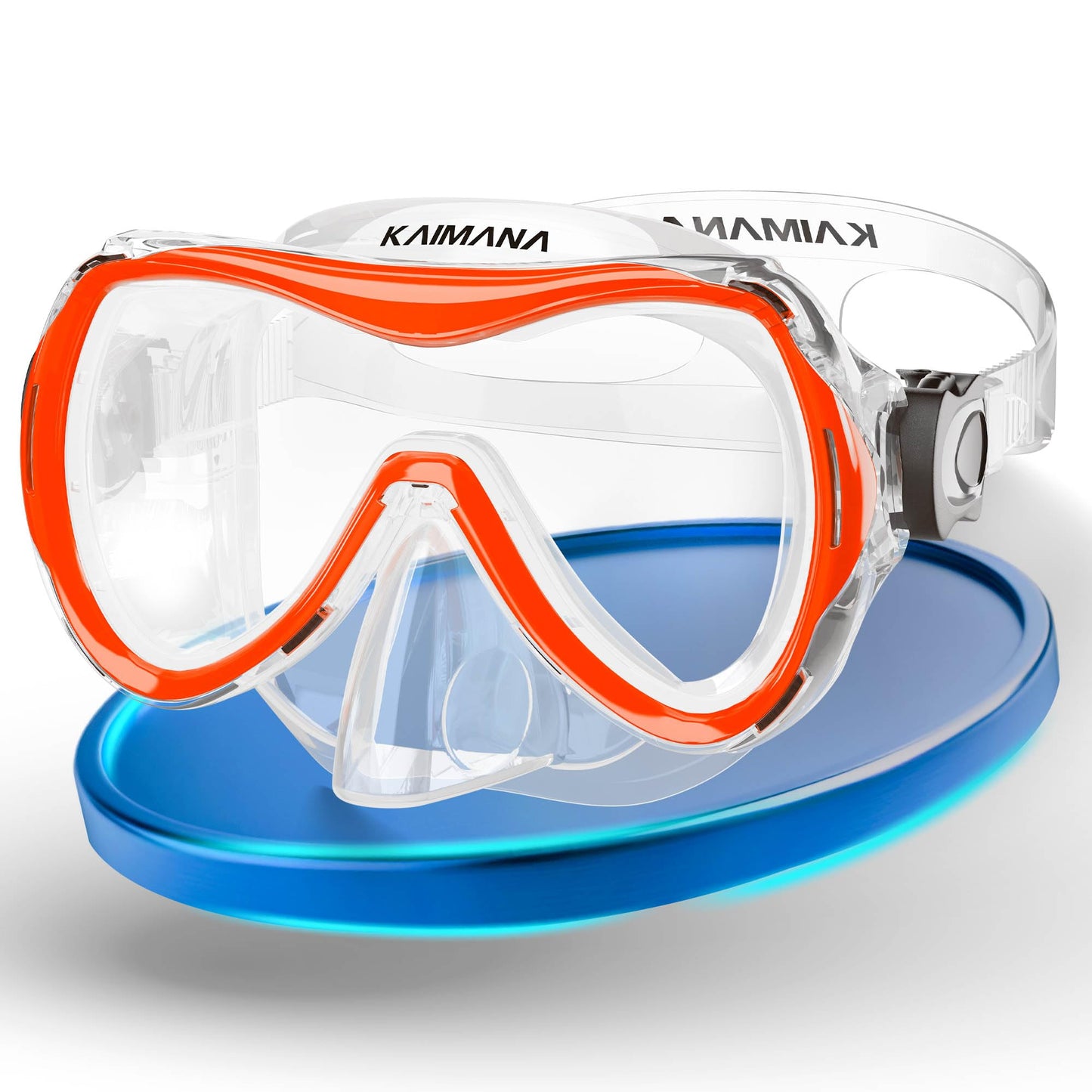 Das Neue KAIMANA® SeaExplorer Schnorchelset Kinder + Tragetasche, Taucherbrille mit Schnorchel, Taucherbrille Kinder, Alternative zur Schnorchelmaske Kinder, Taucherbrille mit Stoffband/Silikonband
