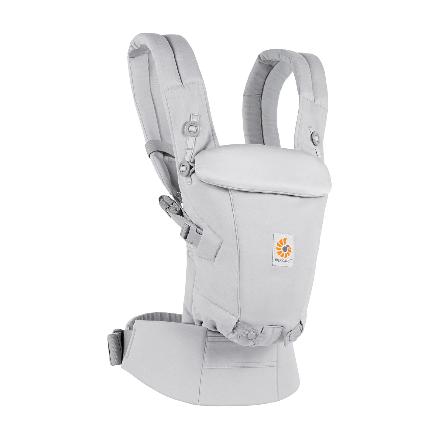 Ergobaby Adapt Babytrage für Neugeborene ab Geburt, 3-Positionen SoftFlex Mesh Ergonomische Babybauchtrage Rückentrage Baby-Tragetasche, Natural Beige, 1 Einheit