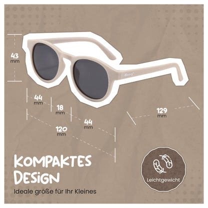 Maesy Faela Kindersonnenbrille für 3-6 Jahre - UV400 polarisierter Schutz - Flexibler und flexibler Rahmen - Sichere und bequeme Kindersonnenbrille für Kleinkinder