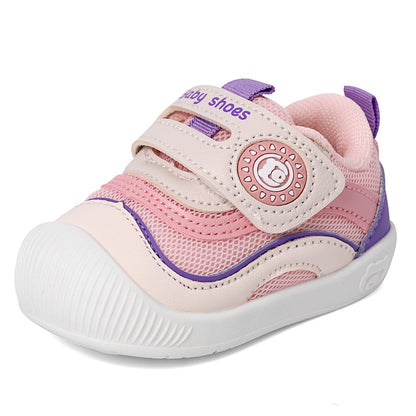 MASOCIO First Walker Shoes Baby Shoes Boy Girl Baby Shoes Soft Flat Rubber Anti-Slip 