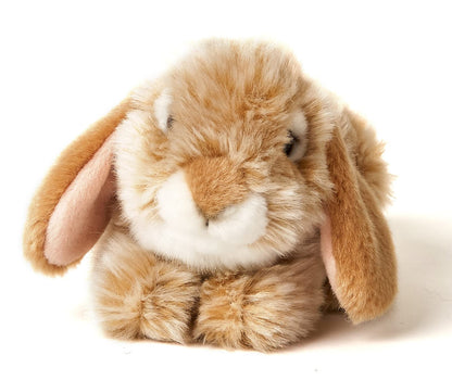 Uni-Toys - Widderkaninchen, liegend (braun) - 18 cm (Länge) - Plüsch-Hase, Kaninchen - Plüschtier, Kuscheltier