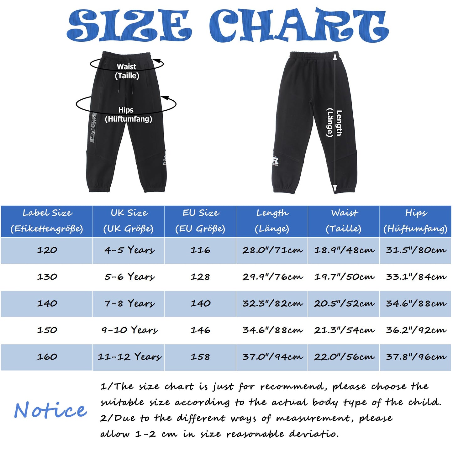 SERENYOU Jungen Jogginghose Hose Freizeit Joggers Kinder Sports Sweathose mit reflektierendem Grafikprint