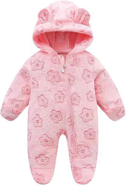Baby-Overall für Mädchen, Jungen, Winter, Schneeanzug, 1-12 Monate, Fleecemantel, Jumpsuit, Pilot, Baby, Jungen, Mädchen