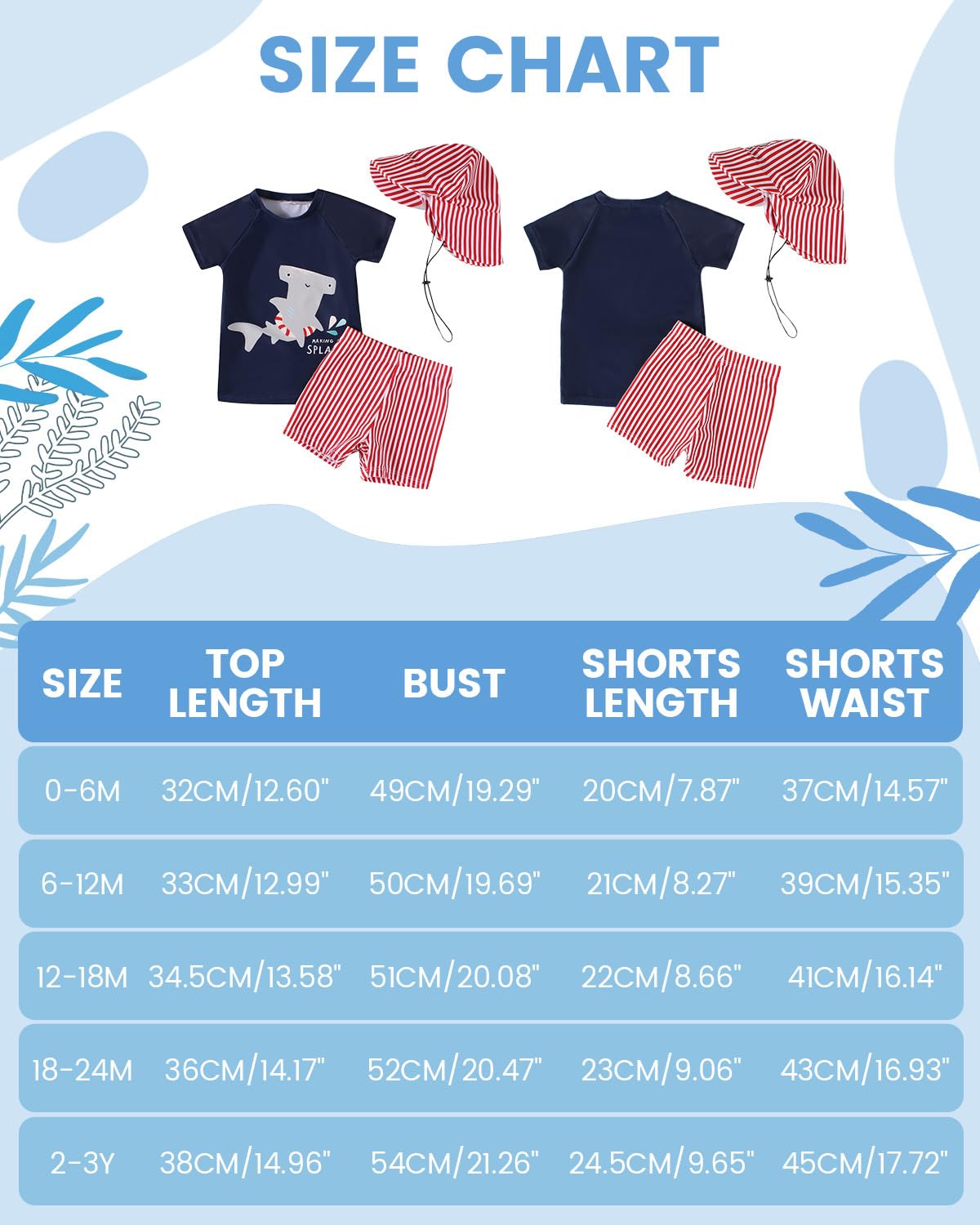 Uv Kleidung Baby Badeanzug Junge Zweiteilig Kurzärmel Schwimmshirt Badeshorts Uv Schutzkleidung 3 Monate-3 Jahre