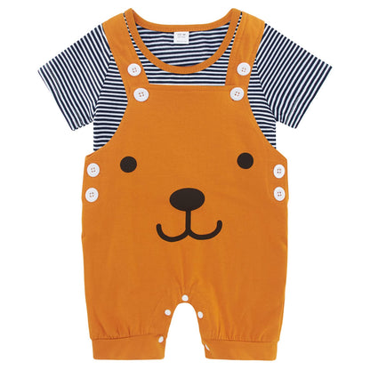 SFreeBo Baby Boys Clothing 3 Pieces Winter Baby Clothing Outfit Set Long Sleeve Cotton Striped Newborn Baby Clothing Boys 3-18 Months