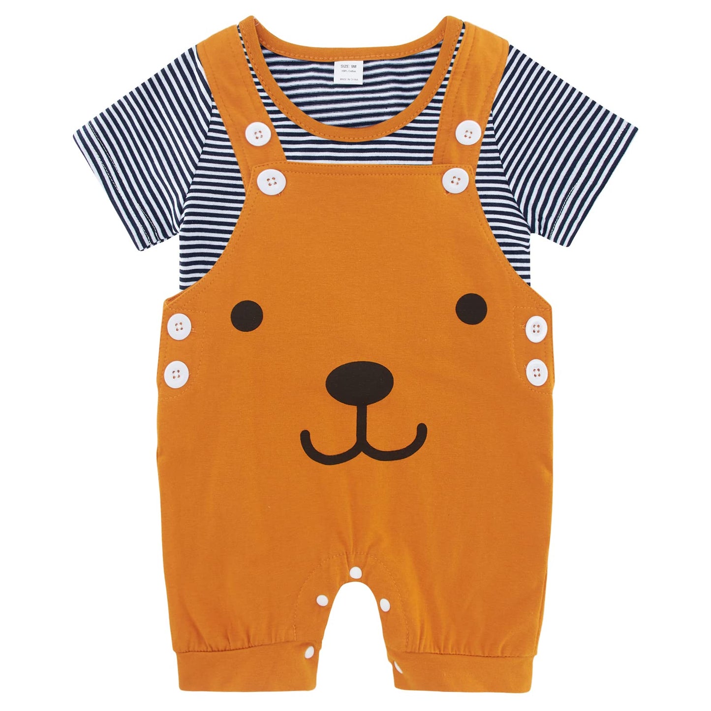 SFreeBo Baby Boys Clothing 3 Pieces Winter Baby Clothing Outfit Set Long Sleeve Cotton Striped Newborn Baby Clothing Boys 3-18 Months