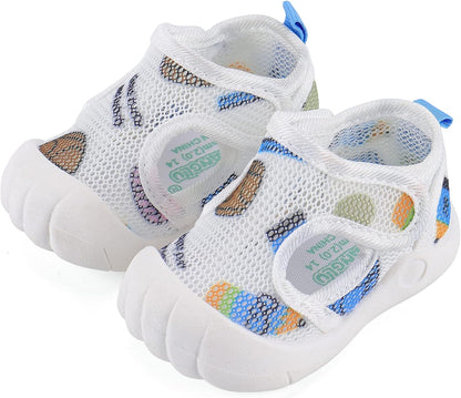 LACOFIA Baby Lauflernschuhe Unisex Erste Babyschuhe Kleinkind Mesh Sneaker rutschfeste Atmungsaktive Turnschuhe