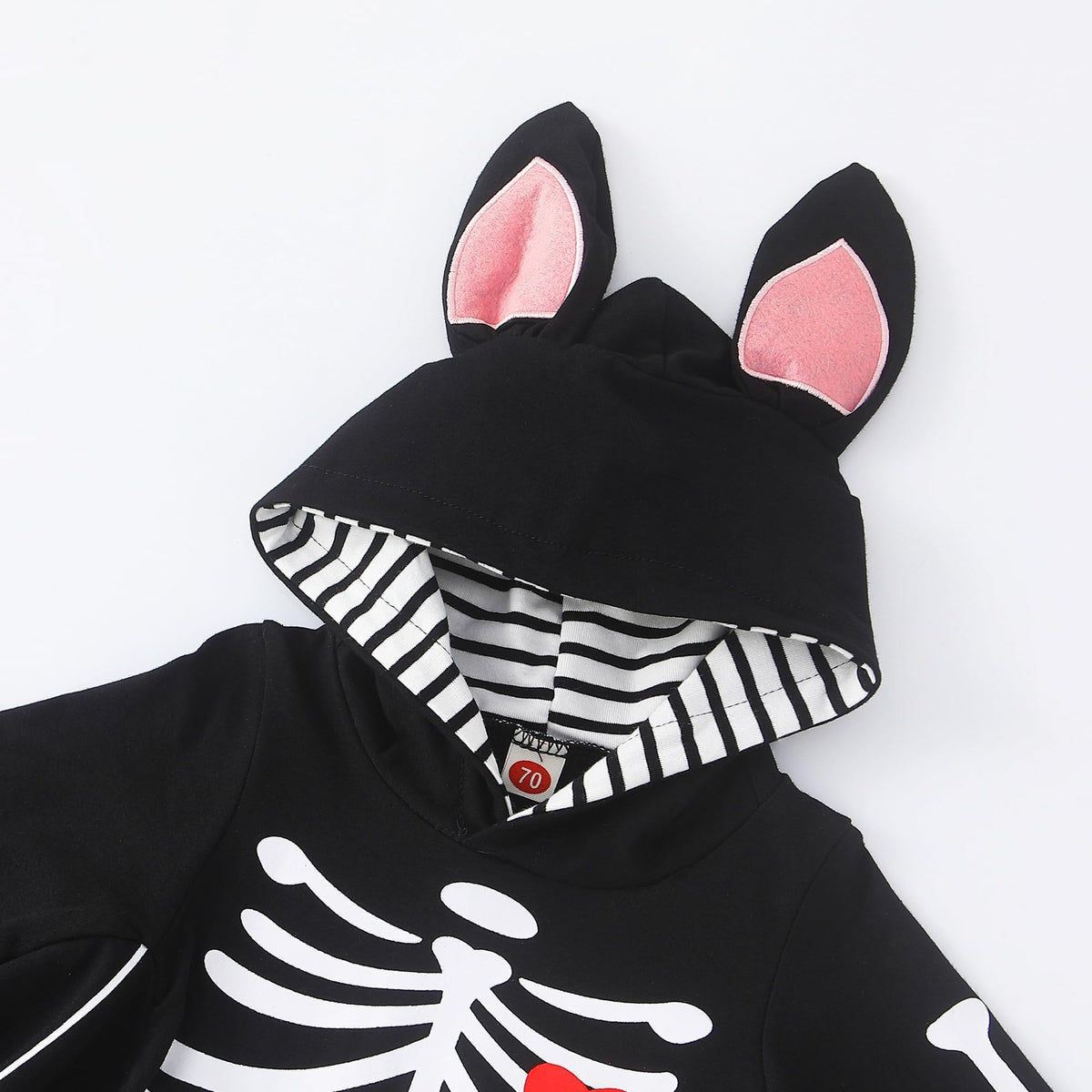Halloween Kostüm Baby Fledermaus Skelett Strampler