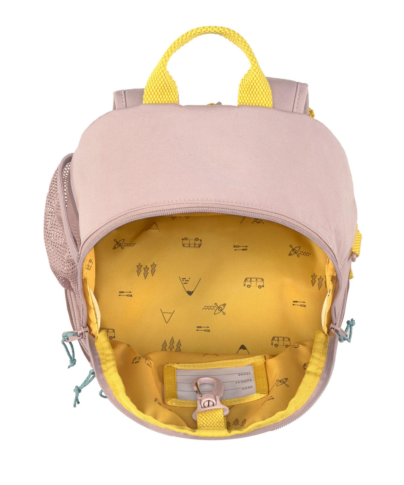 LÄSSIG Children's Backpack Nursery Bag with Chest Strap 6.5 L from 3 Years, Adventure Tractor, Kids Backpack